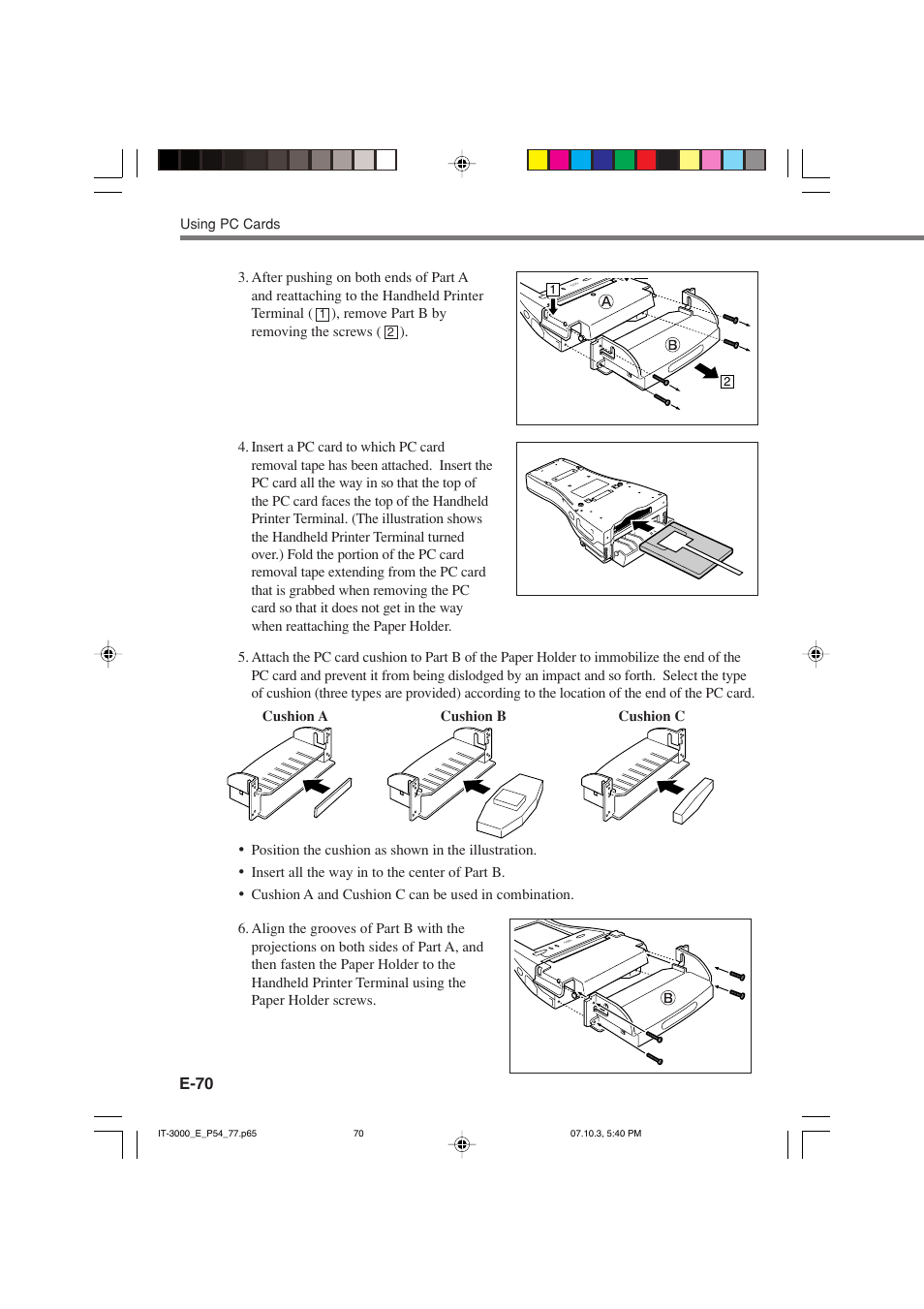 Casio IT-3000 User Manual | Page 72 / 79