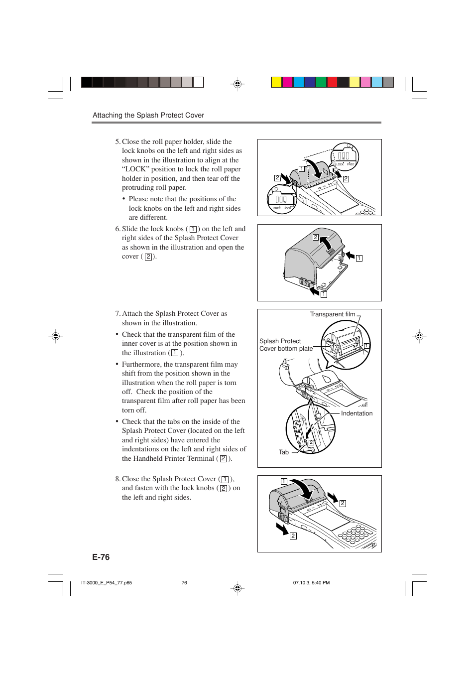 E-76 | Casio IT-3000 User Manual | Page 78 / 79