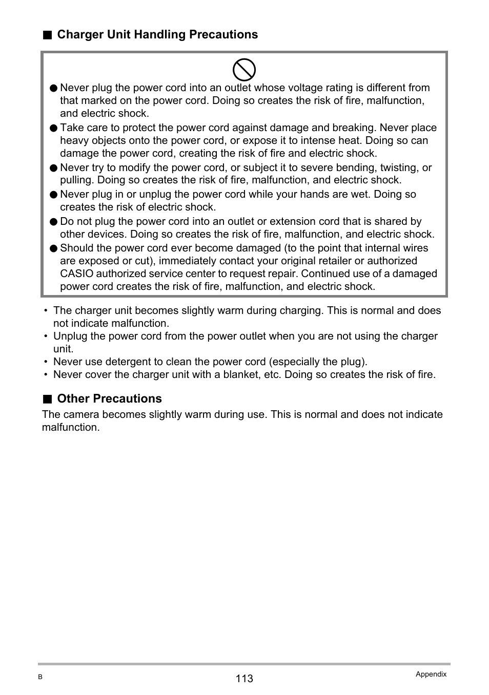 Casio EXILIM K1190PCM2DMX User Manual | Page 113 / 139