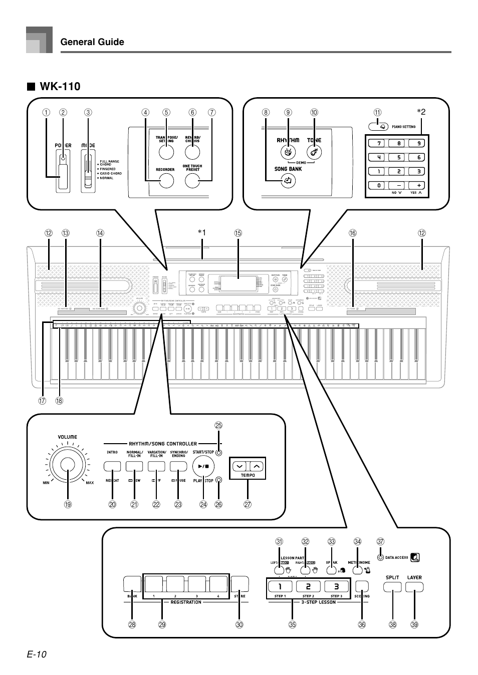 Wk-110 | Casio WK110 User Manual | Page 12 / 71
