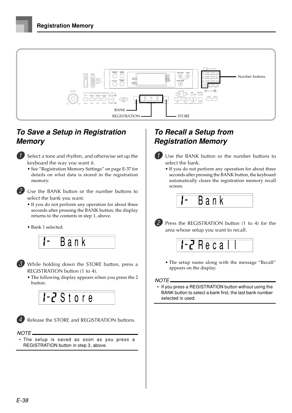 B a n k | Casio WK110 User Manual | Page 40 / 71