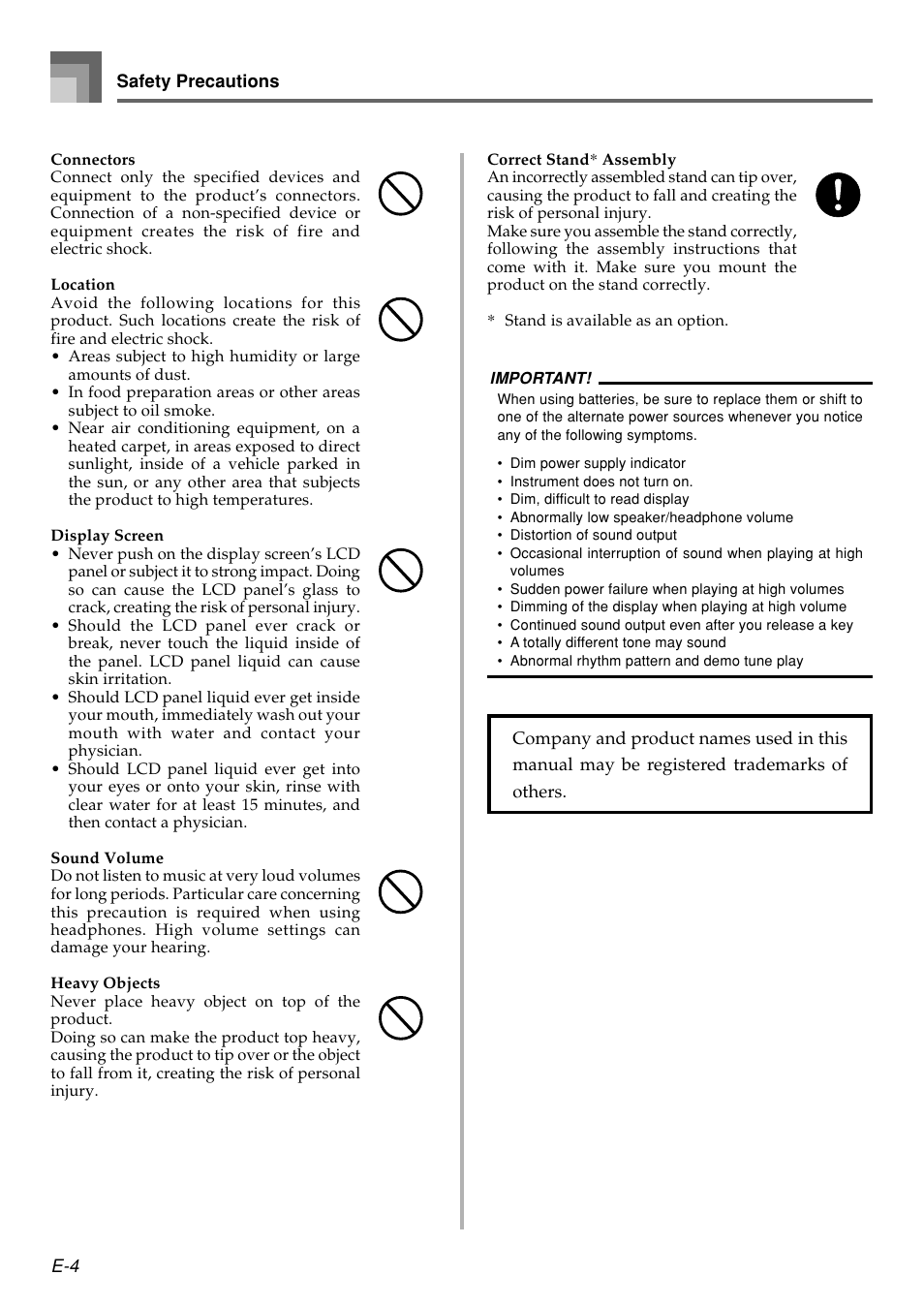 Casio WK110 User Manual | Page 6 / 71