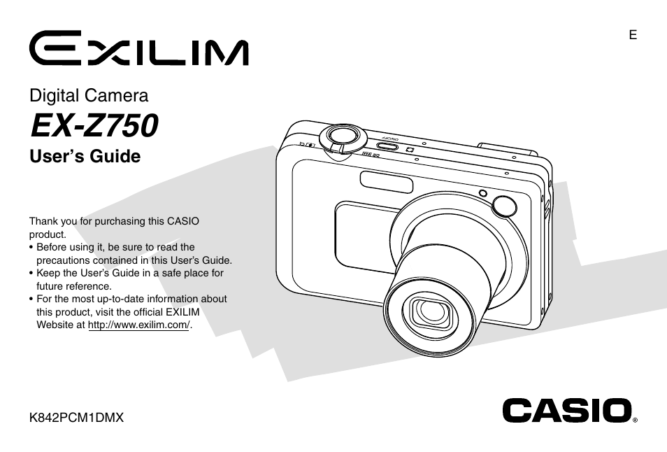Casio EX-Z750 User Manual | 250 pages
