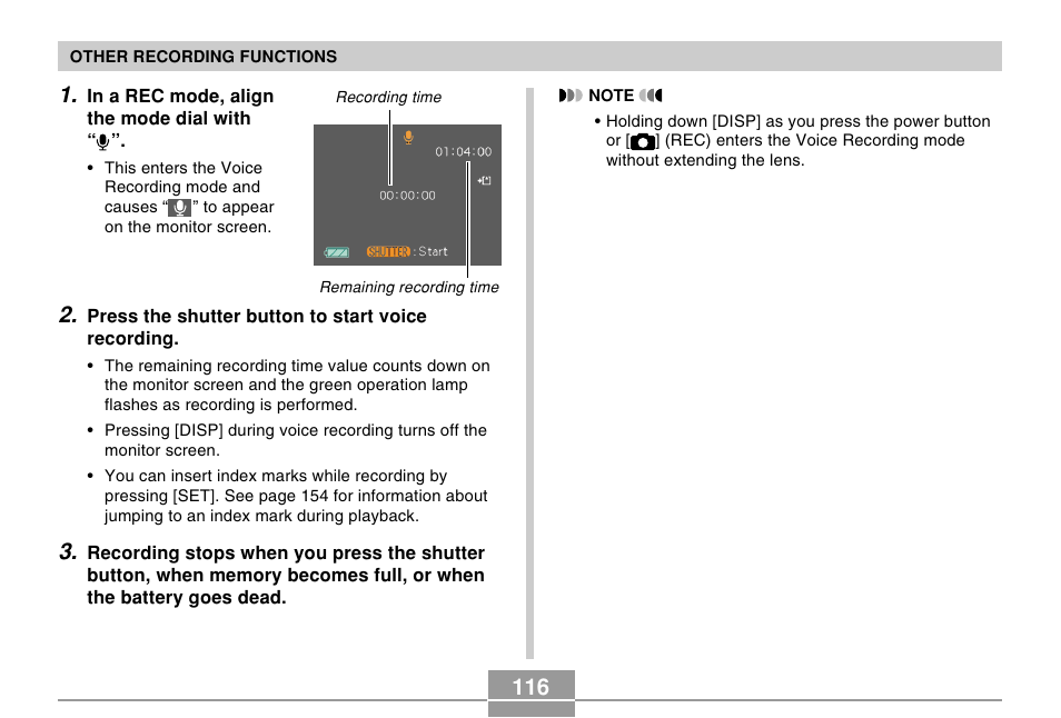 Casio EX-Z750 User Manual | Page 116 / 250