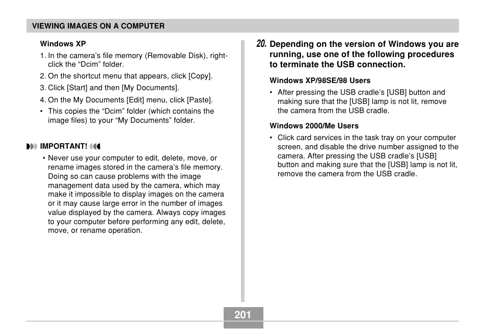 Casio EX-Z750 User Manual | Page 201 / 250