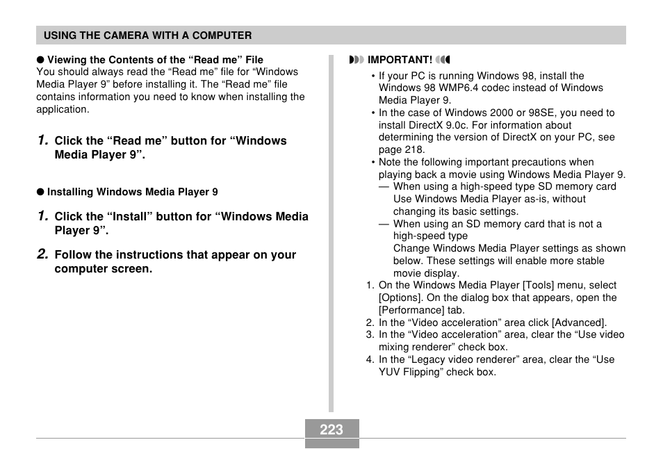 Casio EX-Z750 User Manual | Page 223 / 250