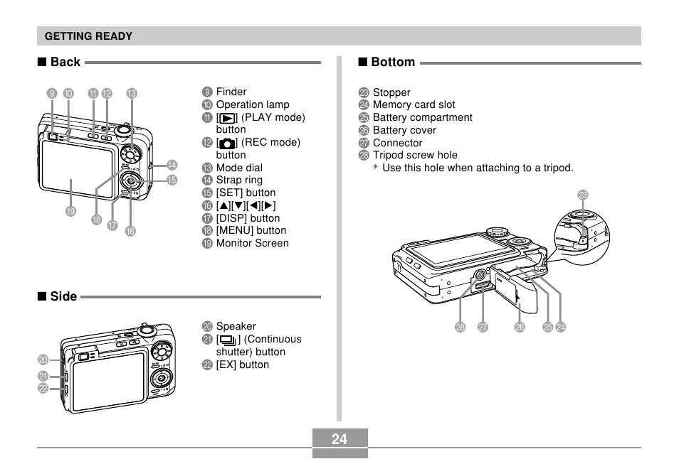 Casio EX-Z750 User Manual | Page 24 / 250