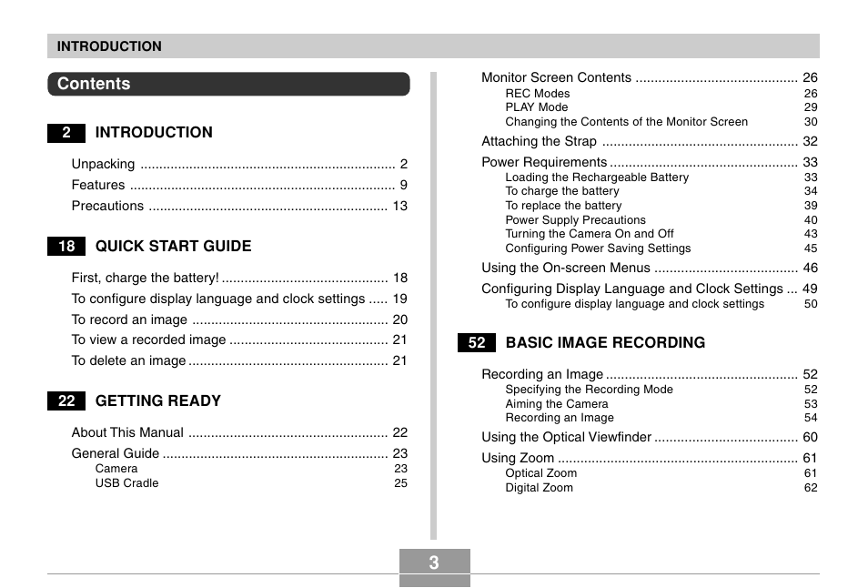 Casio EX-Z750 User Manual | Page 3 / 250