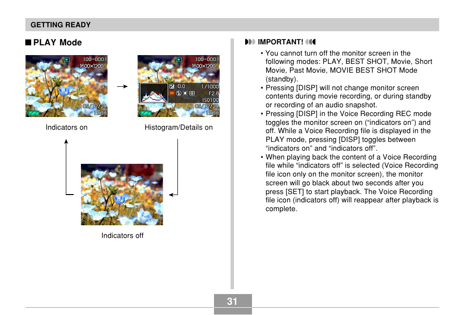 Casio EX-Z750 User Manual | Page 31 / 250