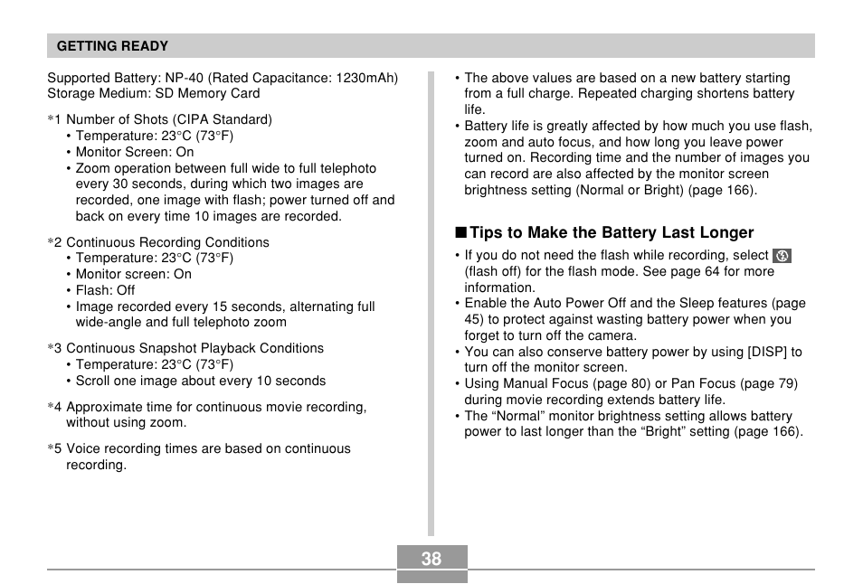 Casio EX-Z750 User Manual | Page 38 / 250