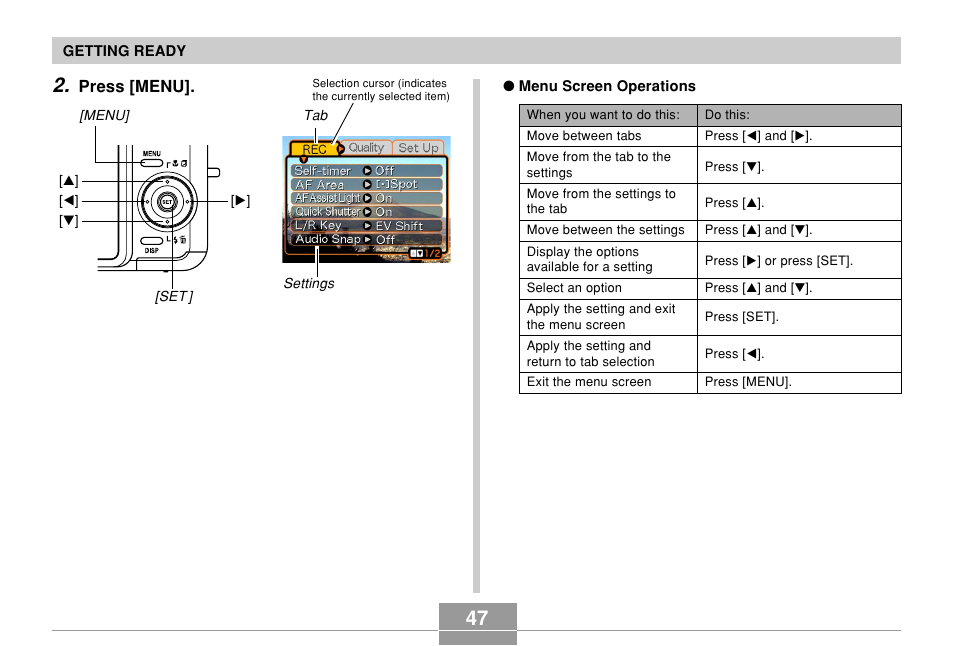 Casio EX-Z750 User Manual | Page 47 / 250