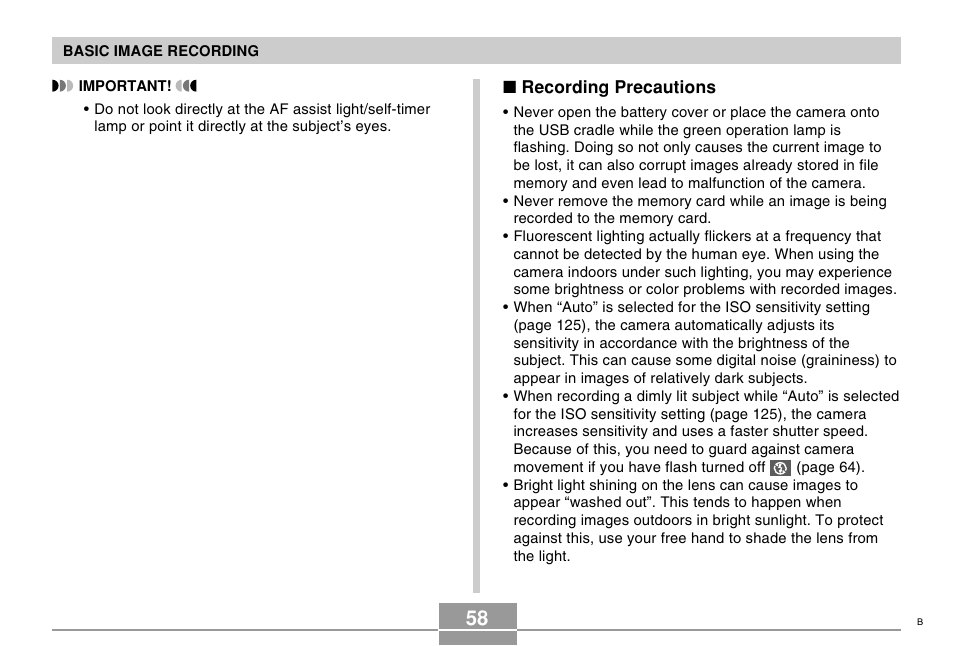 Casio EX-Z750 User Manual | Page 58 / 250