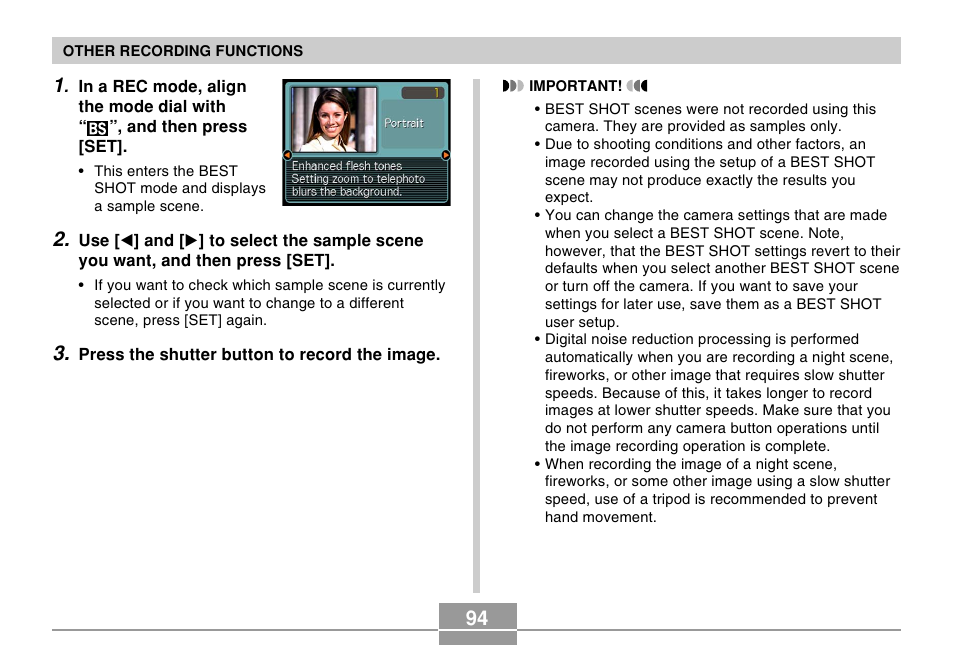 Casio EX-Z750 User Manual | Page 94 / 250