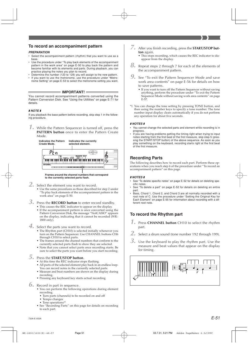 Casio WK1630 User Manual | Page 53 / 96