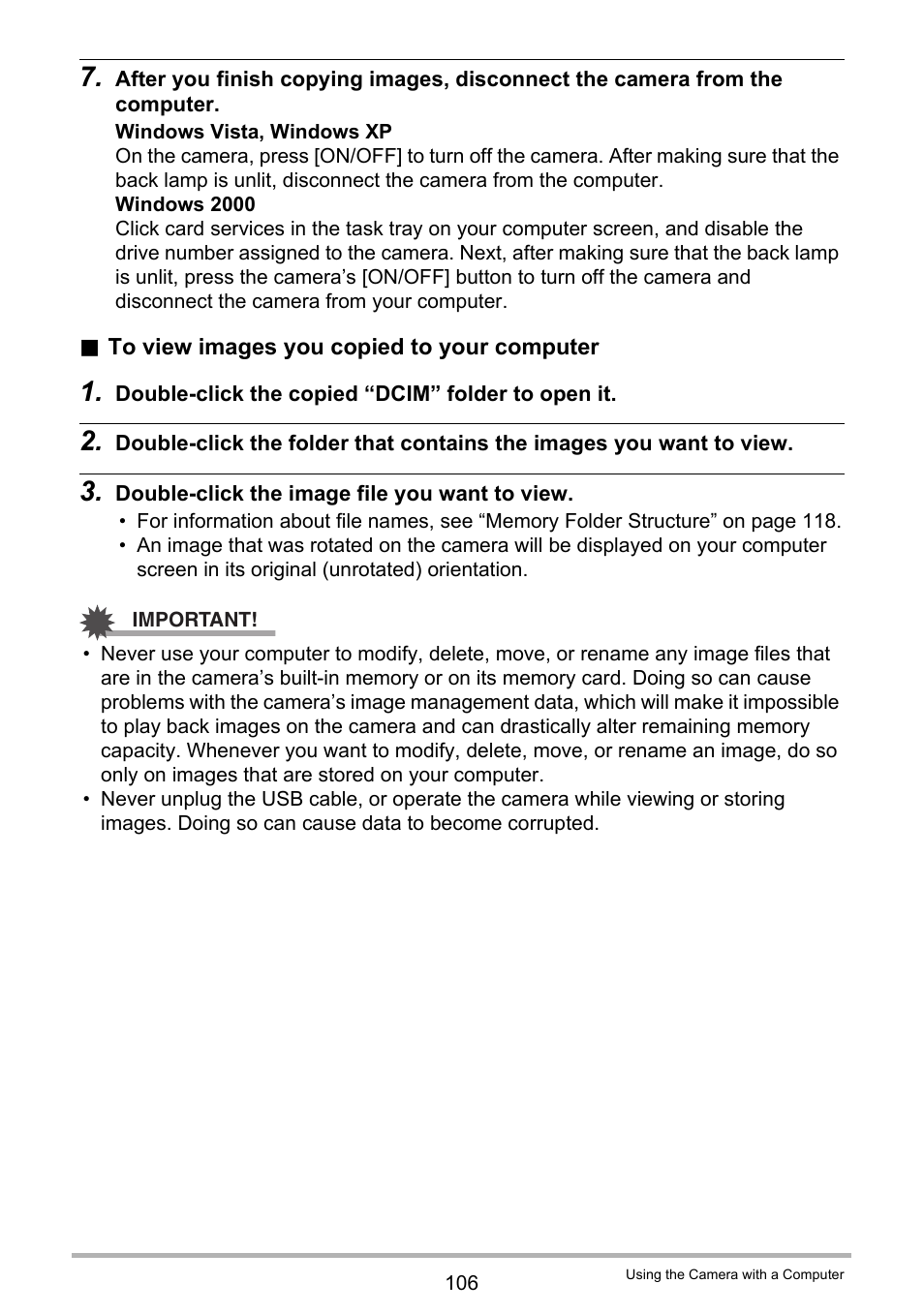 Casio EXILIM EX-Z21 User Manual | Page 106 / 163