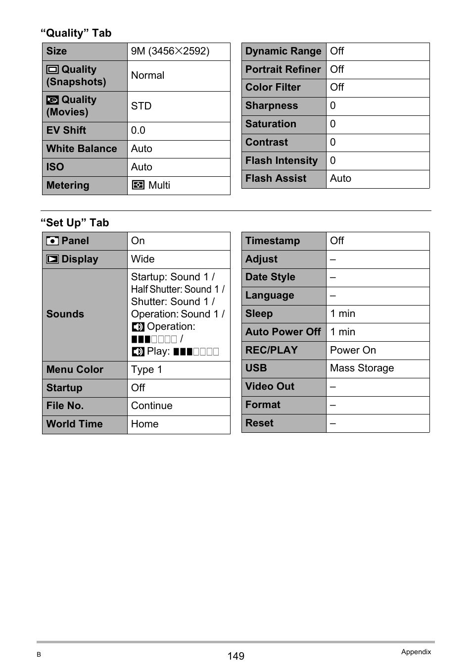 Casio EXILIM EX-Z21 User Manual | Page 149 / 163