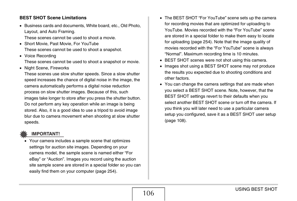 Casio EX-S880 User Manual | Page 106 / 293