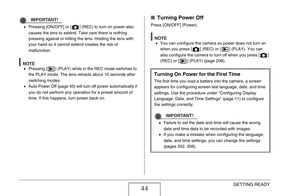 Casio EX-S880 User Manual | Page 44 / 293