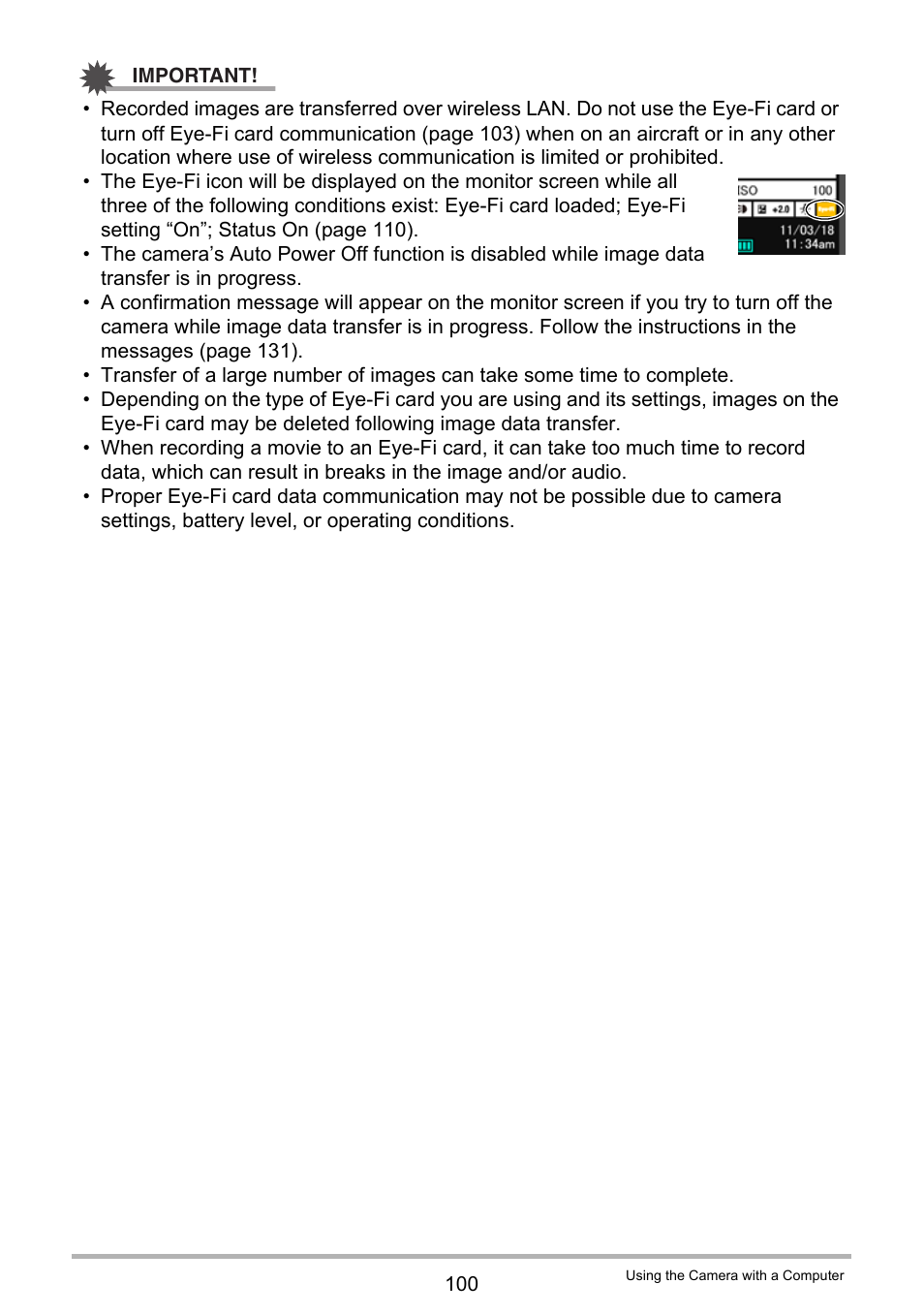 Casio EXILIM EX-Z3000 User Manual | Page 100 / 145