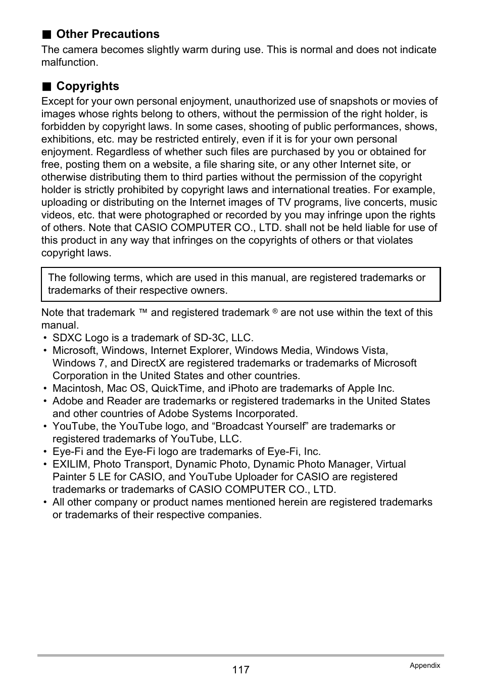 Casio EXILIM EX-Z3000 User Manual | Page 117 / 145