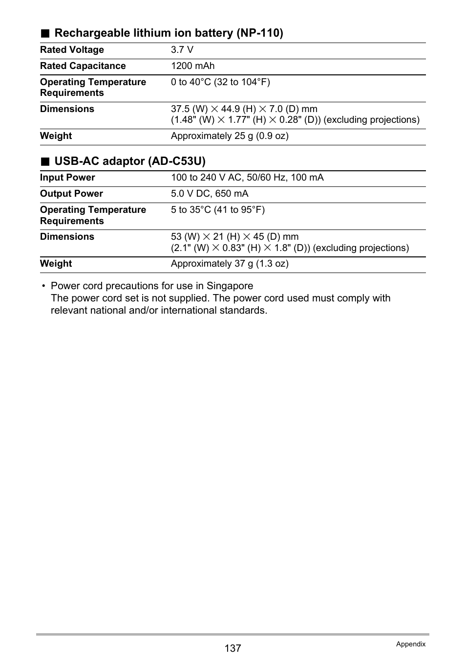 Casio EXILIM EX-Z3000 User Manual | Page 137 / 145