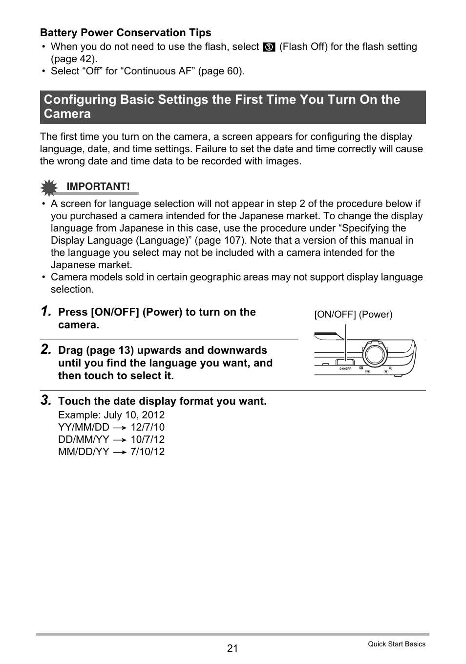 Casio EXILIM EX-Z3000 User Manual | Page 21 / 145