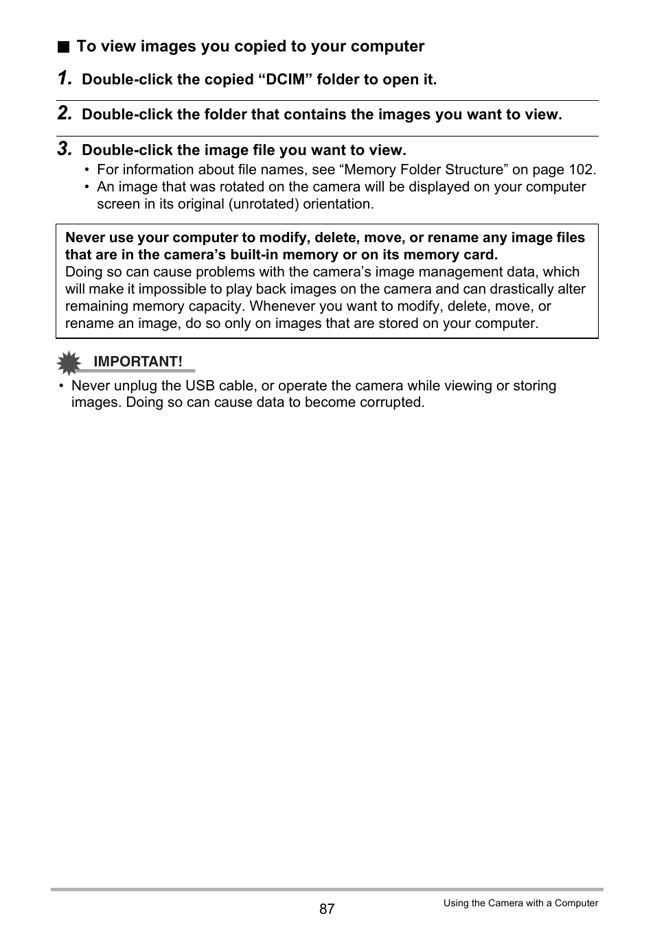 Casio EXILIM EX-Z3000 User Manual | Page 87 / 145