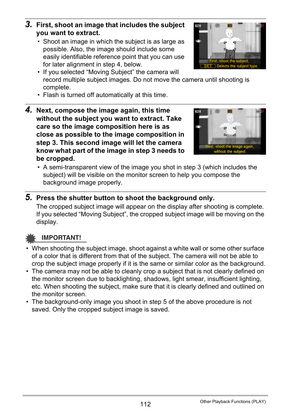 Casio EXILIM EX-Z270 User Manual | Page 112 / 202