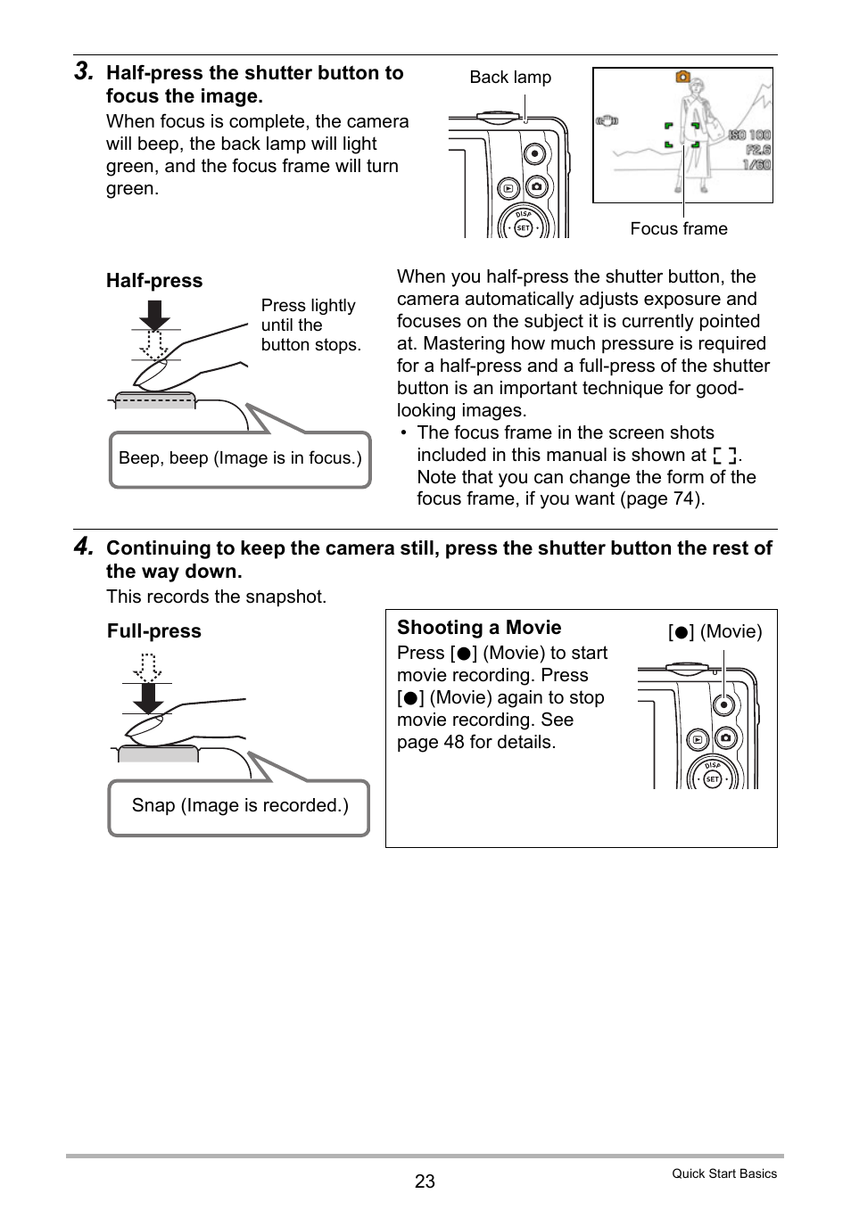 Casio EXILIM EX-Z270 User Manual | Page 23 / 202