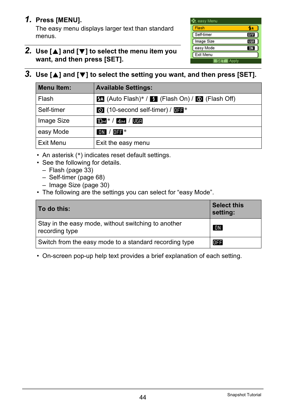 Casio EXILIM EX-Z270 User Manual | Page 44 / 202