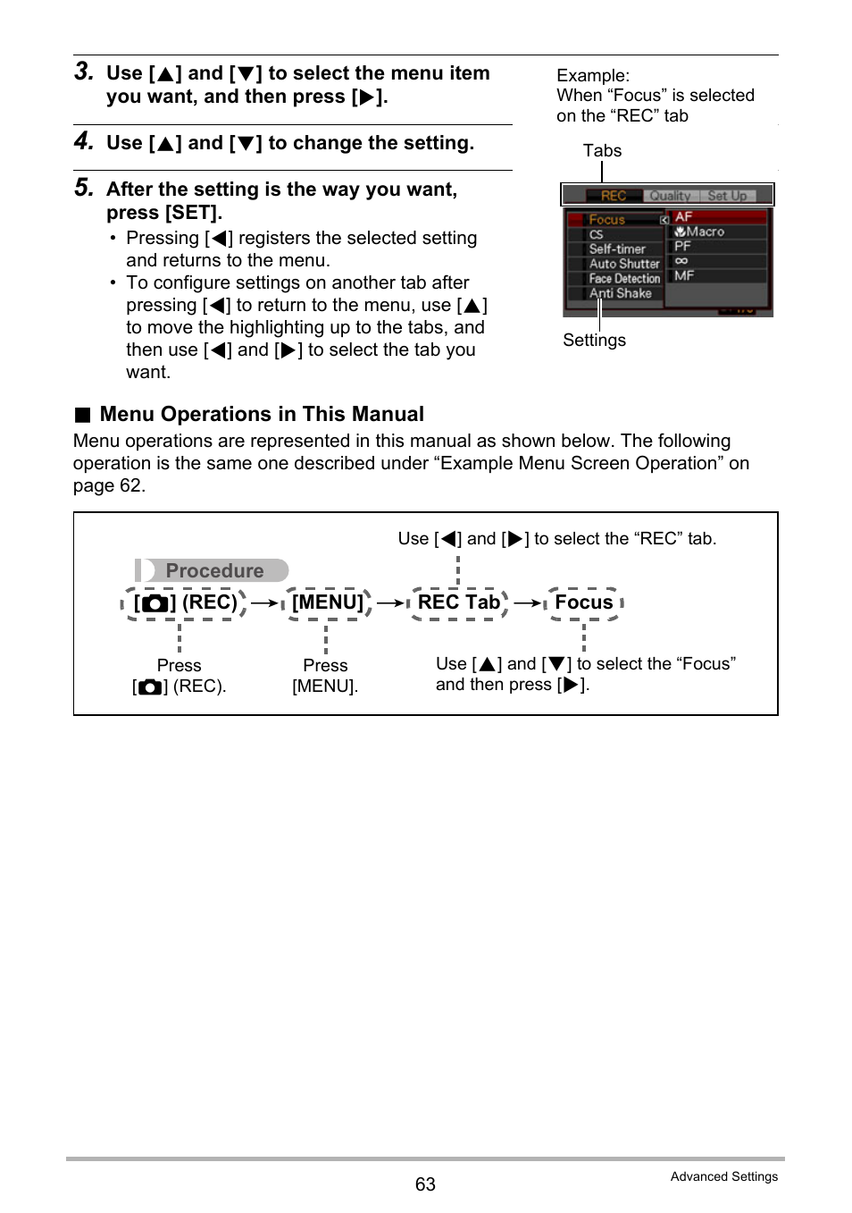 Casio EXILIM EX-Z270 User Manual | Page 63 / 202