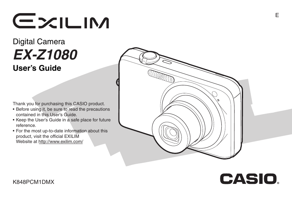 Casio EX-Z1080 User Manual | 267 pages