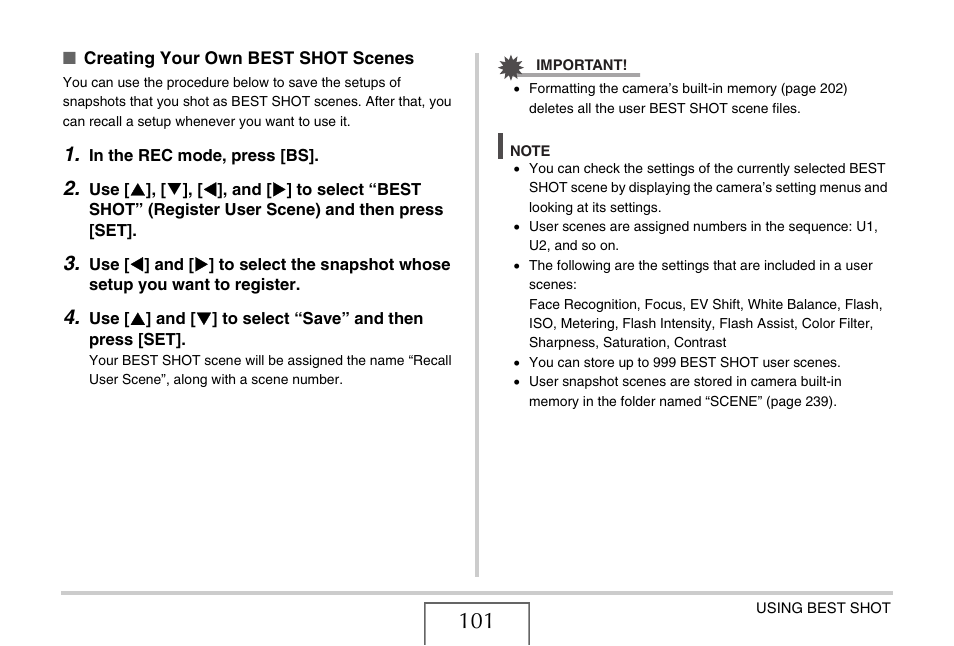 Casio EX-Z1080 User Manual | Page 101 / 267