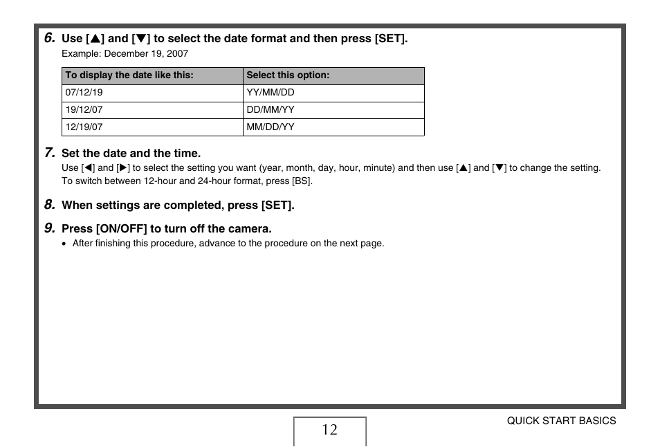 Casio EX-Z1080 User Manual | Page 12 / 267