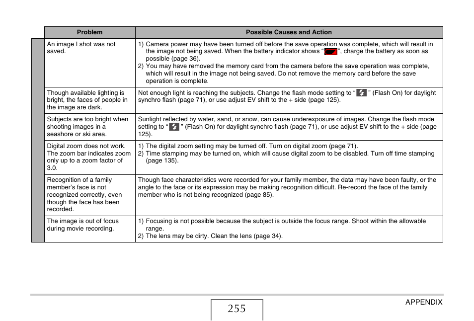 Casio EX-Z1080 User Manual | Page 255 / 267