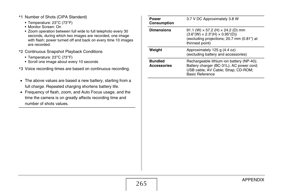 Casio EX-Z1080 User Manual | Page 265 / 267