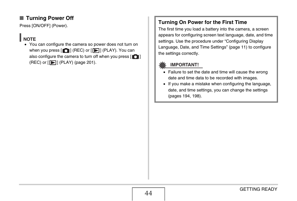 Casio EX-Z1080 User Manual | Page 44 / 267