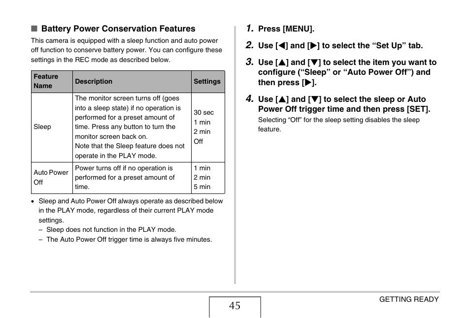 Casio EX-Z1080 User Manual | Page 45 / 267