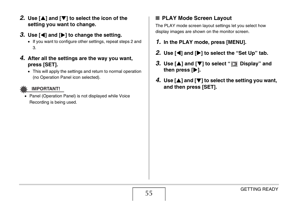 Casio EX-Z1080 User Manual | Page 55 / 267