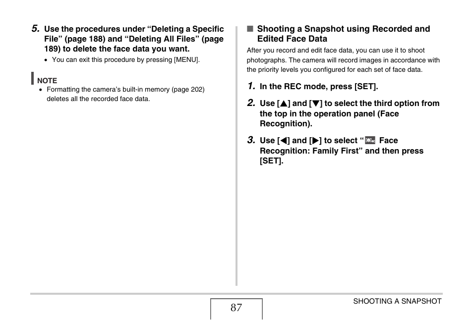 Casio EX-Z1080 User Manual | Page 87 / 267