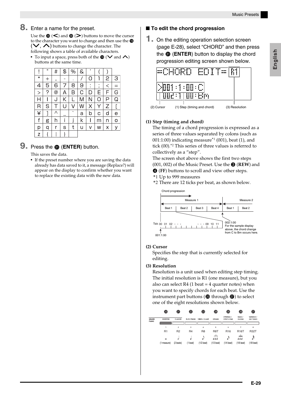 Casio PRIVIA PX330ES1A User Manual | Page 31 / 72