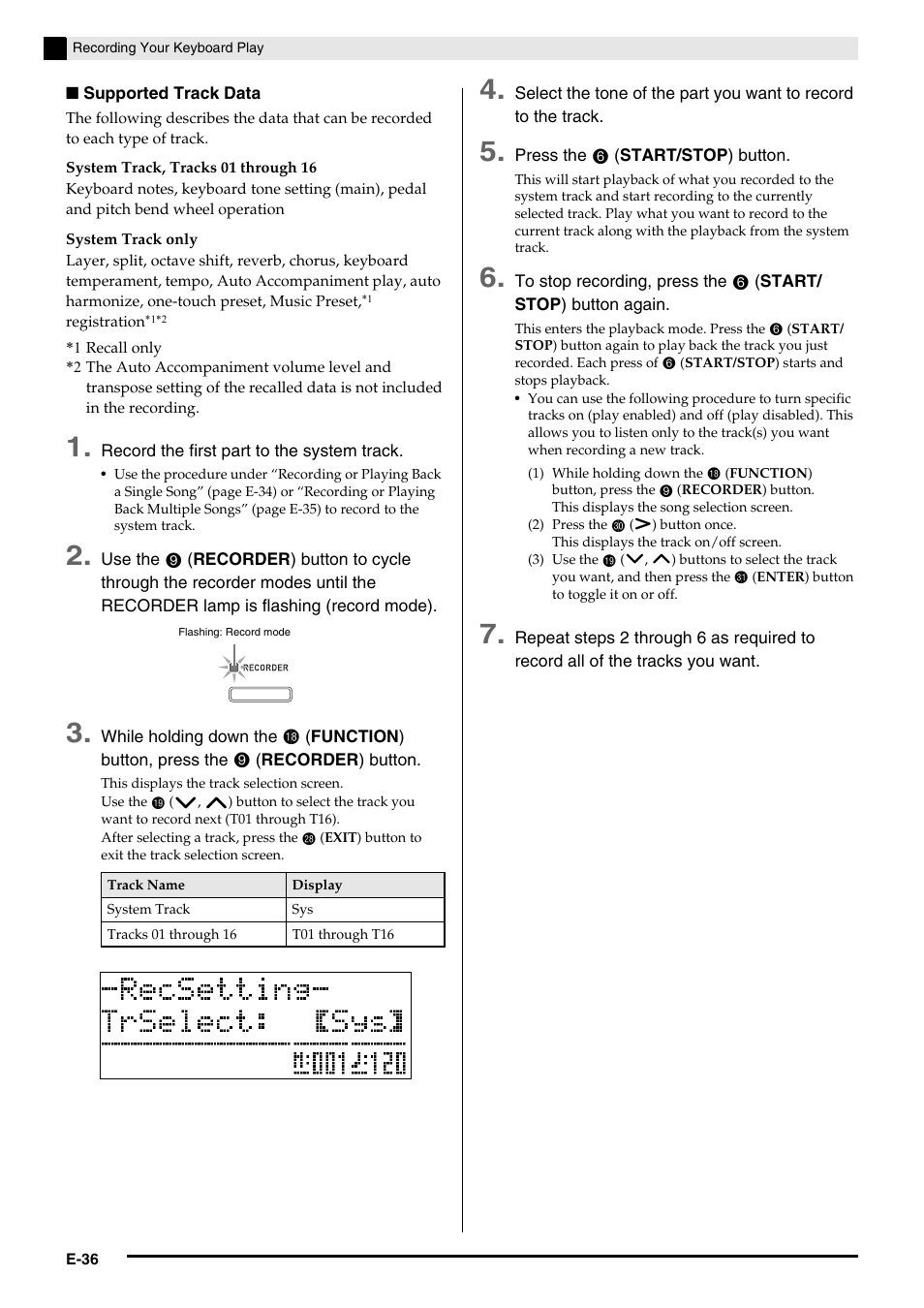 Casio PRIVIA PX330ES1A User Manual | Page 38 / 72