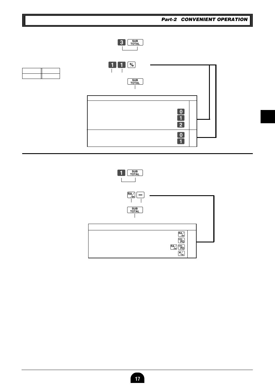 A1-6 taxable status for minus key, 5-2 status for percent key, Co zz x o | Zo .z o | Casio 160CR User Manual | Page 19 / 36