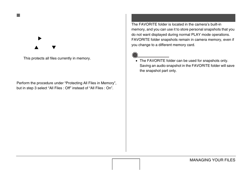 Using the favorite folder | Casio EX-Z1000 User Manual | Page 176 / 266