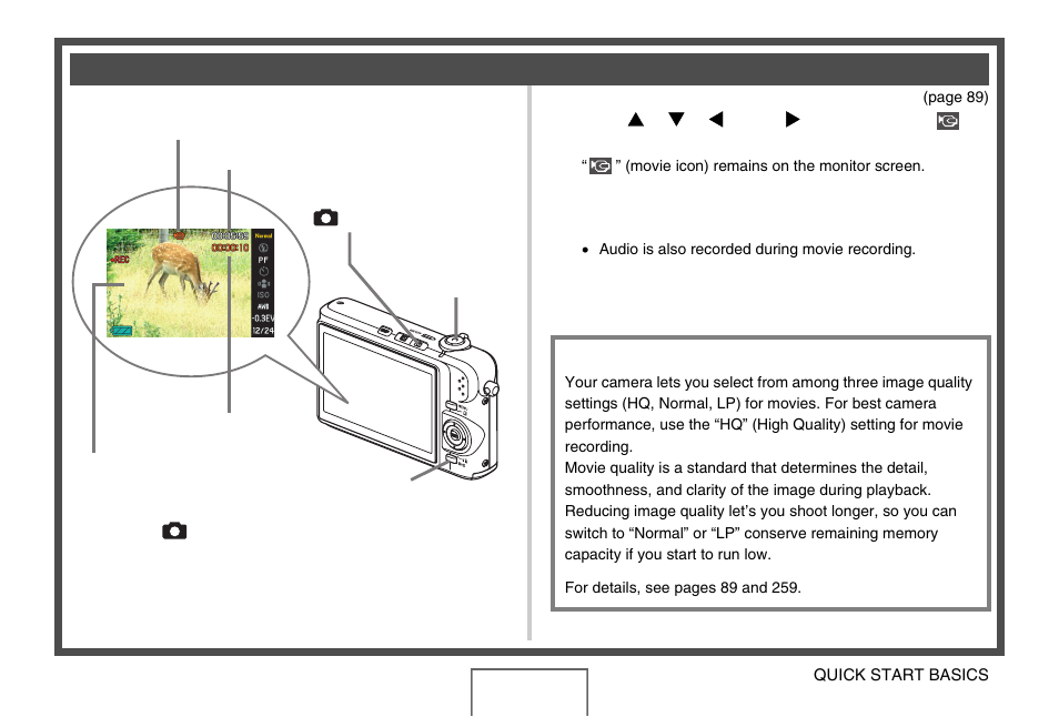 Shooting a movie | Casio EX-Z1000 User Manual | Page 19 / 266