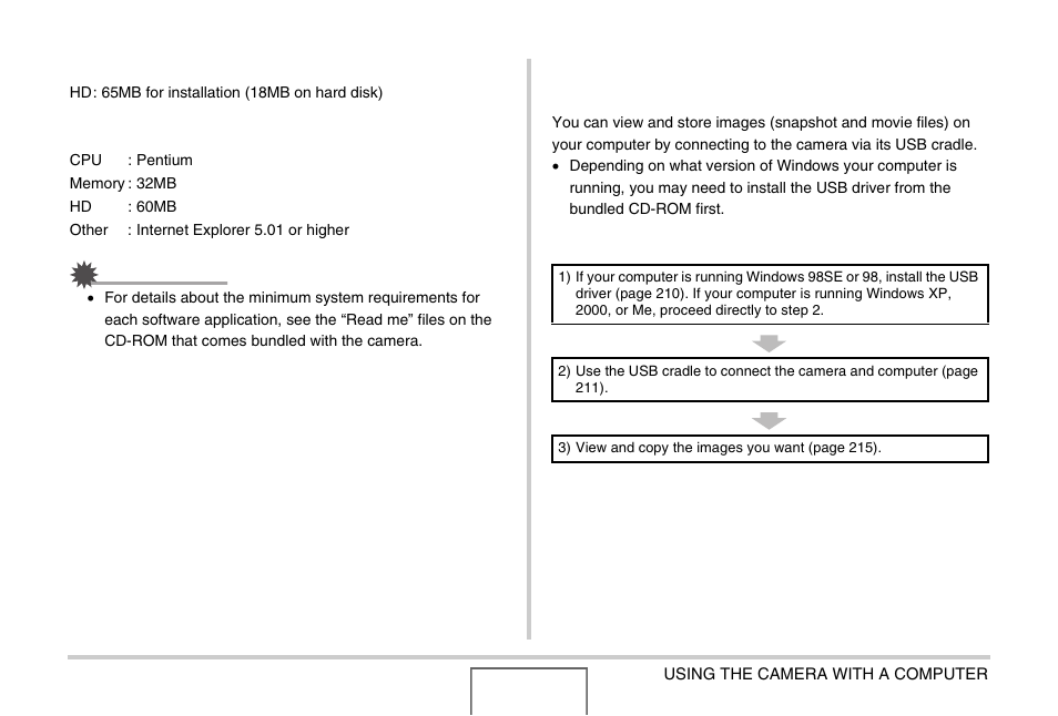 Viewing and storing images on a computer | Casio EX-Z1000 User Manual | Page 209 / 266