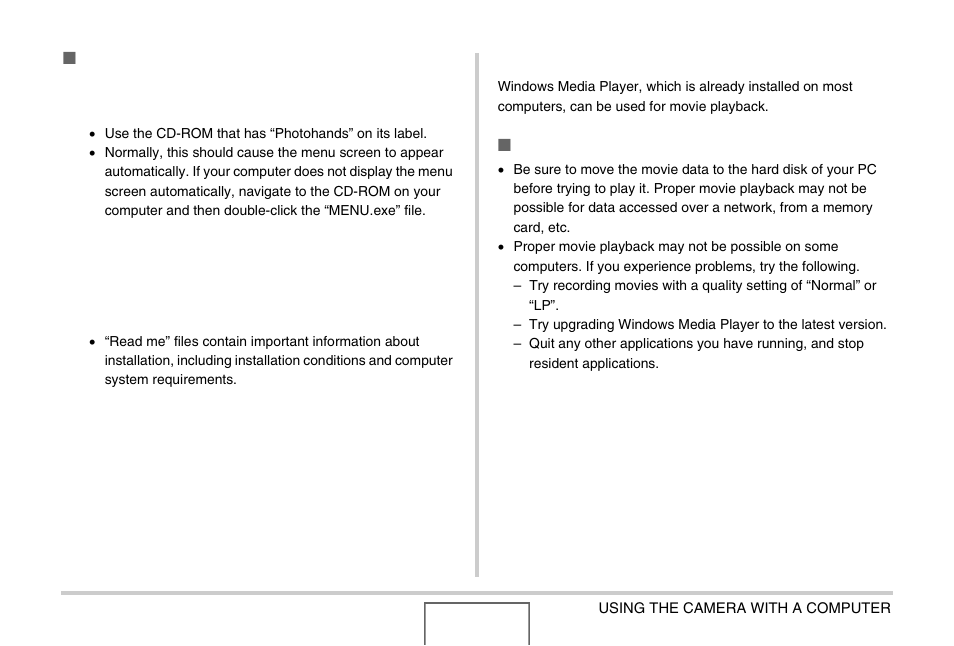 Playing movies | Casio EX-Z1000 User Manual | Page 221 / 266