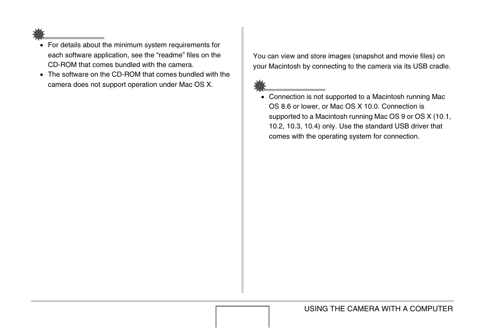 Viewing and storing images on a macintosh | Casio EX-Z1000 User Manual | Page 225 / 266