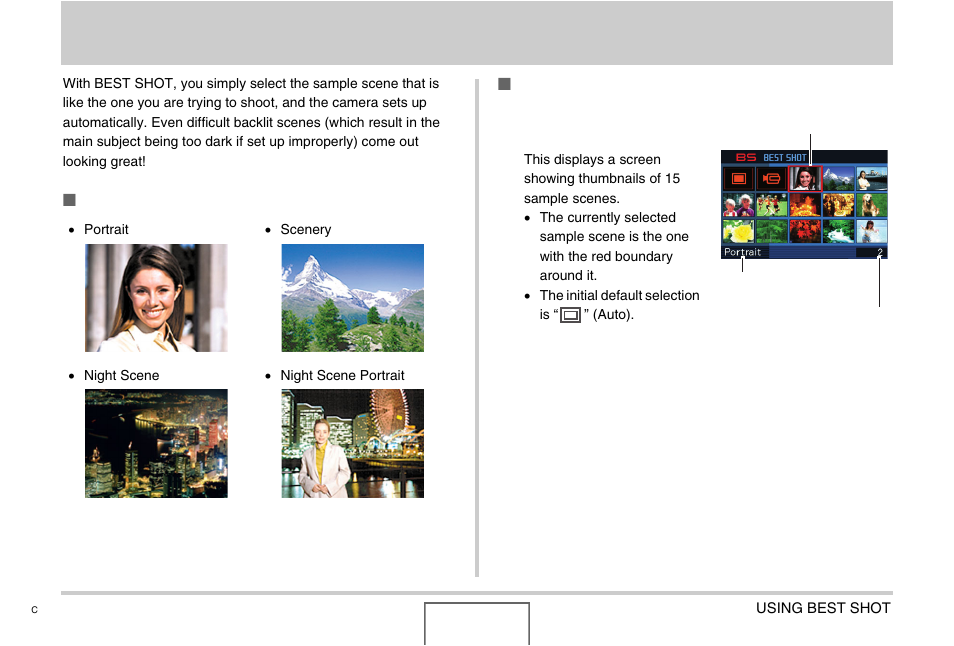 Using best shot | Casio EX-Z1000 User Manual | Page 93 / 266