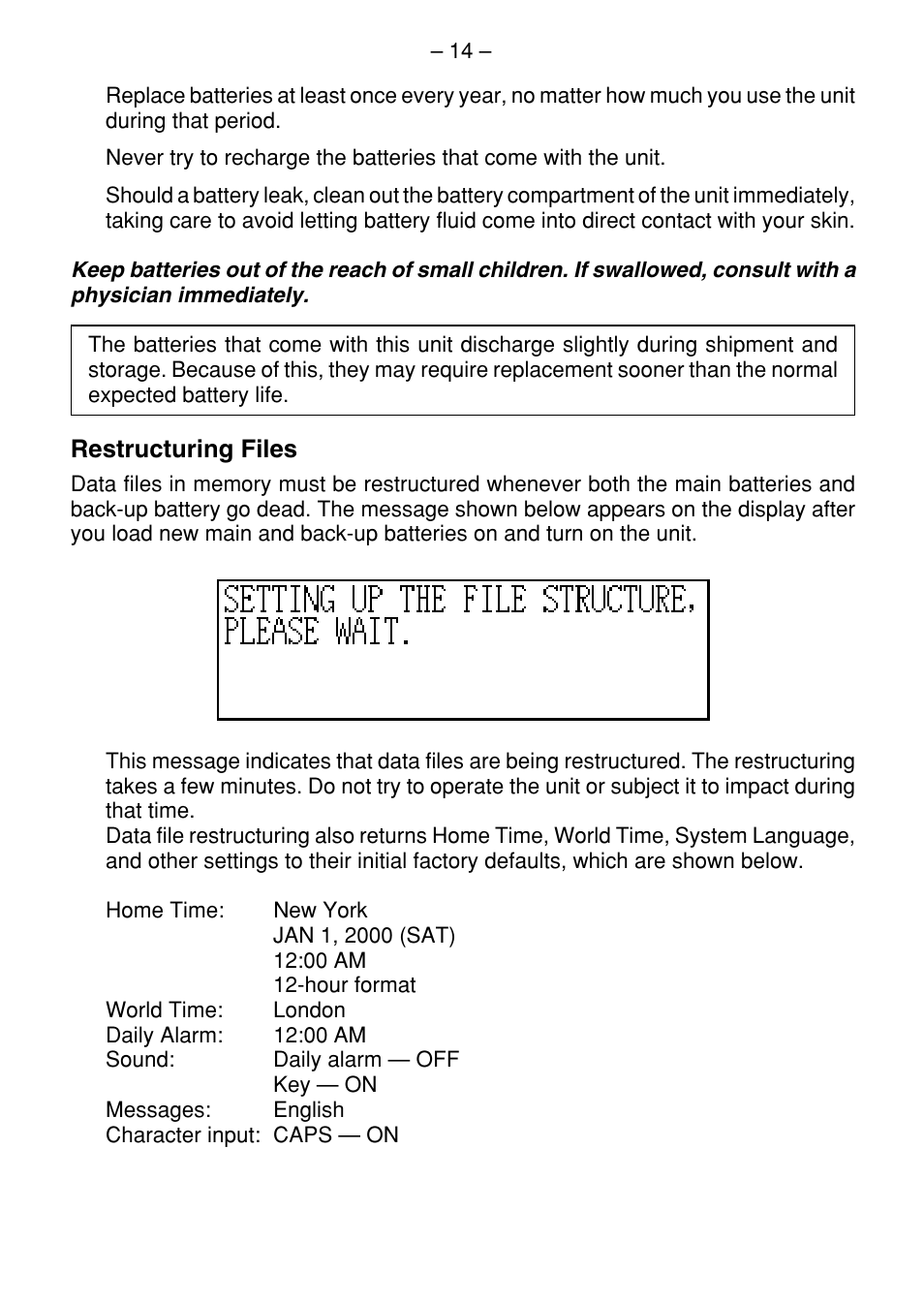 Casio SF-7100SY User Manual | Page 16 / 83
